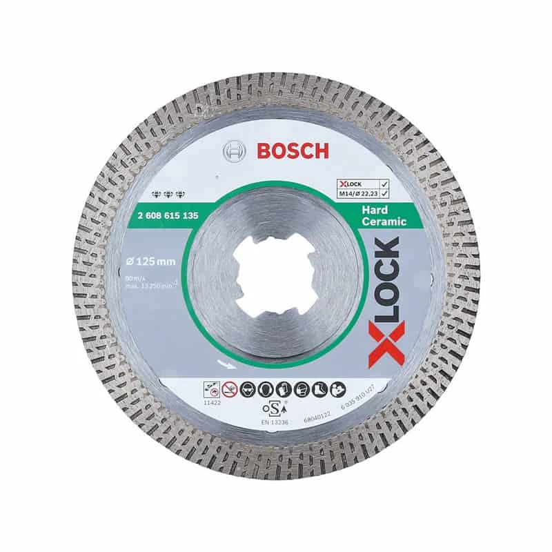 BOSCH Disque Diamant X-LOCK 125mm - Best For Hard Ceramic