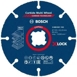 BOSCH Disque X-Lock Carbure Expert Multimatériaux 125 Mm - 2608901193