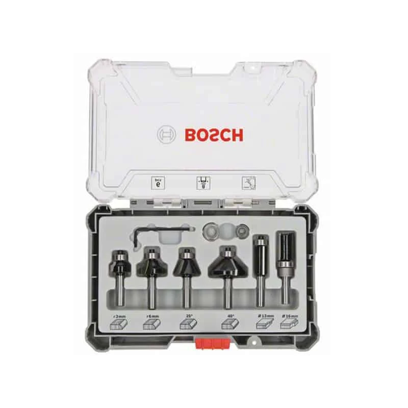 BOSCH Kit De 6 Fraises à Affleurer à Queue De 6mm - 2607017468 – Image 2