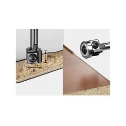 FESTOOL Fraise à Affleurer Plaquette S8 HW D19 12x12 KL OFK - 499806