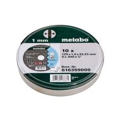 METABO 10 Disques à Tronçonner "SP" 125mm Inox - 616359000